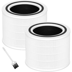Core 200S Replacement Filter for LEVOIT Core 200S Smart WiFi Air Purifier, Funmit 3-in-1 Filter Replacement and High-Efficiency Activated Carbon, Part # Core 200S-RF, 2 Pack