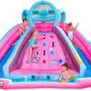 L.O.L. Surprise Inflatable River Race Water Slide with Blower