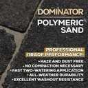 40 Pound Gray Beige DOMINATOR Polymeric Sand with Revolutionary Ceramic Flex Technology for Stabilizing Paver Joints/Gaps, 1/8 up to 4, Professional Grade Results