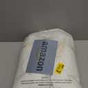 MooMee Bedding Duvet Cover Set 100% Washed Cotton Linen Like Textured Breathable Durable Soft Comfy (Solid Off White, Super King 108"x98")