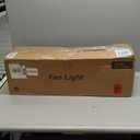 52inch Ceiling Fan with Lights, Wood Flush Mount Ceiling Fans with Remote Control, Dimmable Light,3 CCT,6 Speeds, Noiseless DC Motor, Ceiling Fan for Bedroom, Living Room, Office, Indoor, Natural Wood (B-Low Profile+Natural Wood+Black Body)