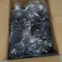 100ft 2-Pack Outdoor G40 LED Globe String Lights Dimmable Waterproof Shatterproof Light Strings with 52 Bulbs Connectable Commercial Hanging Lights for Christmas Patio House Backyard Balcony Party
