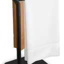 18" Premium Design Hand Towel Holder for Bathroom Towel Racks for Bathroom Freestanding Standing Towel Rack Bathroom Hand Towel Holder Countertop Towel Stand