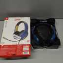 PDP Gaming AIRLITE Wired Stereo Headset with Noise-Cancelling Mic for Nintendo Switch/Switch Lite/Switch OLED (Legend of Zelda Hyrule Blue) (Blue and Gold)