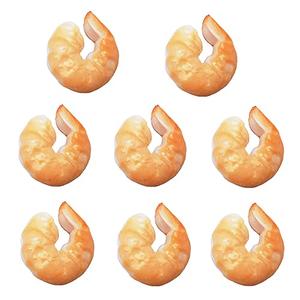 Artificial Shrimp Figures 11pcs Lifelike Realistic Sea Life Seafood Model Toy for Home Kitchen Market Display Party Photo Props