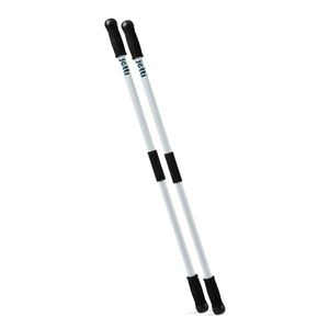 Jetti 2 Weighted Walking Sticks for Seniors, Women & Men – Ergonomic Hiking Poles for Balance, Posture & Stability – Durable Trekking Poles for Walking (Large, Gray)
