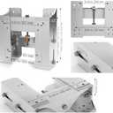 Jack Plate JPL4500 Adjustable 6" Outboard Motor Jack Plate for Boat Steering System