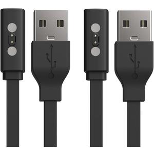 TUSITA Charger Compatible with Pebble Time 1 2, Time Round 1 2, Pebble 2 Duo, 1M - Smartwatch Accessories