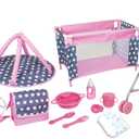 Lissi 5 Piece Doll Deluxe Nursery Play Set with Accessories
