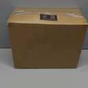 350 Pieces White Gold Plastic Dinnerware Set, Gold Disposable Plates for Party, Graduation, Include 100 White Plates with 150 Plastic Cutlery, 50 Napkins and 50 Cups