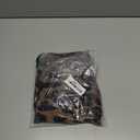 SweatyRocks Women's Ruffle Midi Skirt Leopard Print Slit Split High Waisted Flowy Long Skirts (Large, Brown)