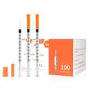 U 100 1ml 30 Gauge 1cc 5/16 inch 8mm Lab Disposable Dispensing Supplies, 100Pack