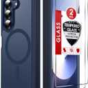 LeYi for Z-Fold-6 Case: Samsung Z Fold 6 Case [Compatible with MagSafe] with 2Pcs Screen Protector, Magnetic Integrated Structure Shockproof Protective for Galaxy Fold 6 Case, Royal Blue