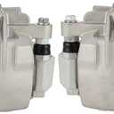 cciyu Rear Left + Right Brake Calipers With Bracket 18B4713 18B4712 For Chevrolet 1998-2005 For GMC 1998-2005 For Isuzu 1998-2000 For Oldsmobile 1998-2001 (2PCS)