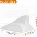 Shark Fin Antenna Cover Compatible with for Elantra Sedan MD 2011-2016,for Hyundai Sonata Sedan YF 2009-2014 w/GPS,for Genesis Sedan BH 2008-2013,96210,962103Q800,962103X100NKA (White)
