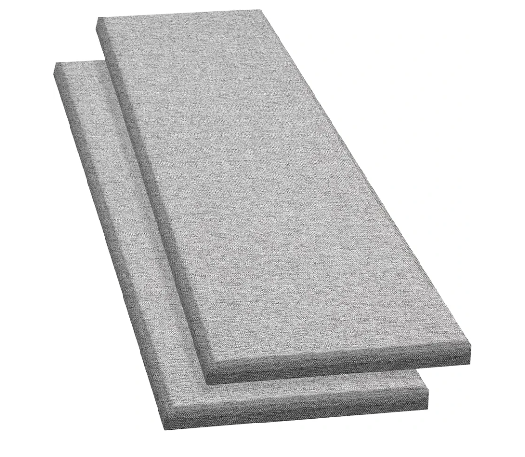 Acoustic Wall Art Acoustic Panels,4 Pcs Fabric Acoustic Wall Panels,24X12 In Sound Absorbing Panels, Soundproof Wall Panels, Sound Proof Panel, Sound Absorbing Wall Art: Includes all Mounting Hardware