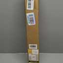 No Tools No Drill Cordless Roman Shades for Indoor Windows 100% Blackout, for Window Size 22" W 64" H White