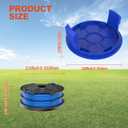 KST 120X-06 Replacement SpoolCompatible Kobalt Weed Eaterfor Kobalt KST 120X Trimmer Spool,for Kobalt Weed Eater String (6 Spools+1 Caps)