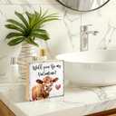 2 x Will You Be My Valentine Wood Block Plaque Box Sign for Home Living Room Coffee House Bar Shelf Table Office Decoration, Valentines Day Anniversary Decor Gifts for Girlfriend Boyfriend Couple