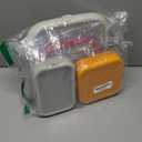 Nuogo 4 Pcs Silicone Fruit Storage Box Anti-oxidation Avocado Saver Storage Tomato Pod Vegetable Saver Reusable for Fridge Garlic Lemons Potatoes(Red, White,Orange,4 Sizes)