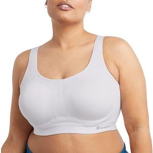 Champion Women's Sports Bra, Motion Control, Underwire Bra, High-Impact Sports Bra (Plus Size), Size 34DD