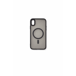 For iPhone X XS XR XSMax Matte Shockproof Cover case Luxury Magnetic For Magsafe Wireless Charging Phone Case Black For iPhone XS Max