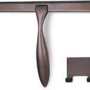 Hiware All-Purpose Shower Squeegee for Shower Doors, Bathroom, Window and Car Glass - Bronze, Stainless Steel, 10 Inches