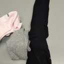 3 Pairs Cotton Compression Socks for Women Men 20-30 mmHg - Knee High Support Socks with Thick Sole and Seamless Toe, S/M