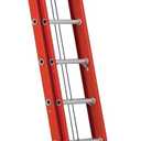 Louisville Ladder 24-foot Fiberglass Extension Ladder, 300-Pound Load Capacity, Type IA, FE3224