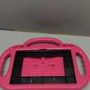 Fire HD 8 & HD 8 Plus Tablet Case for Kids(12th/10th Generation, 2024/2022/2020 Release), Sanyetral Lightweight Shockproof Cover with Shoulder Strap, Stand and Handle Not for Nokia TCL Samsung -Pink