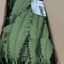 MARTINE MALL 2Pcs 48''/128 Leaves Artificial Ferns for Outdoors Look Real Fake Ferns, Large Faux Boston Ferns for Outdoor Planter Realistic UV Resistant Artificial Fake Plants for Porch Patio Hanging