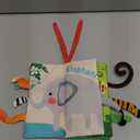 beiens Baby Books Toys, Touch and Feel Crinkle Cloth Book for Infant Baby 0-3-6-12-18 Months, Early Development Interactive Stroller Soft Toys, Newborn Gifts for Boys Girls