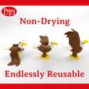 Pepy Plastilina Reusable and Non-Drying Modeling Clay; Set of 24 Bars, 1.4 Ounce Each, Perfect for Arts and Crafts Projects, Orange