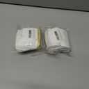 2 x 30pcs Castor Oil Belly Button Patch, Non-Woven Fabric 2.76x2.76in Castor Oil Cover Pads Good Absorbency Organic Cotton Disposable Self-Adhesive Pack Wrap No Leakage (Oil Not Included)