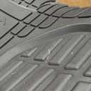Motor Trend FlexTough Floor Mats for Cars, Black Deep Dish All-Weather Car Mats, Waterproof Trim-to Fit Automotive Floor Mats for Cars Trucks SUV, Universal Floor Liner Car Accessories