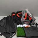 Golf Net: 10x7ft Heavy Duty Golf Practice Net for Indoor/Outdoor Training, Portable Golf Hitting Net with Carry Bag, Ideal Golf Training Aid for Golfers Backyard Driving Chipping Swing (Standard)