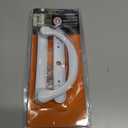 Prime-Line C 1275 Diecast, White, Outside Patio Door Pull with Latch (Single Pack)