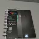 Happy Planner Goal Setting Disc Bound Journal, 80 Pages, Guided Journal for Goals and Habits Tracking, Personal Care and Wellness, 4 Dividers, Mauve Theme and