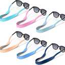Flutesan Sunglasses Strap Floating Neoprene Eyewear Retainer Anti Slip Adjustable Sports Eyeglasses Strap for Outdoors Sports