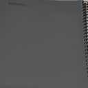 Cambridge Limited Business Notebook, Legal Ruled Paper, 8-1/4" x 11", 80 Sheets, Flexible Soft Touch Cover, Wirebound, Gray (06062)