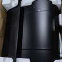 Royal Gourmet CD1824M 24-Inch Charcoal Grill, BBQ Smoker with Handle and Folding Table, Perfect for Outdoor Patio, Garden and Backyard Grilling, Black, Medium