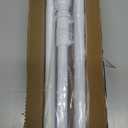 White Flag Poles for Outside House - 5ft Tangle Free Flag Pole for House,Heavy Duty Metal Flagpole Hardware for 3x5 American Flags,Outdoor Flagpoles Mount for Porch,Car,Truck,Boat (Without Bracket)
