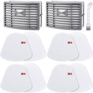 Leadaybetter Filter Replacement for Shark Navigator NV586 NV585 NV580 NV581 NV581Q Powered Lift Away DLX Upright Vacuum Cleaner Filters, Compare to Part # XFFT580 & XHEP580