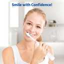 Replacement Toothbrush Brush Heads Compatible with Philips Sonicare Electric Toothbrushes with Click-on System Dupont Bristles for Optimal Plaque Remove, Pack of 10, White