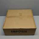 YMP&YZX Modern French Gold Crystal Chandelier Ceiling Light,15.7" Semi Flush Mount 5-Lights LED Crystal Round Chandelier Light E12 Base for Bedroom Living Room