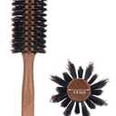 PERFEHAIR Boar Bristle Round Hair Brush for Blow Drying, 2 Inch, for Blowouts, Styling, Volumizing, Curling Short to Medium, Thin, Thick, Straight, Curly, Normal Hair