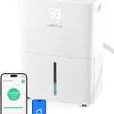 2500 Sq.Ft Dehumidifier for Home Basement 34 Pints Max - Smart WiFi Controlled Dehumidifier with Drain Hose Dry Clothes 24HR Timer 1.6L tank for RV Bedroom Bathroom Homelabs Office Large Room