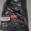 pack all Plus-Sized Shoe Bag for Travel, Water-Resistant Shoe Pouch for Gym, Odor-Resistant Soccer Cleats Bag for Sport (Black, 2-Pack)