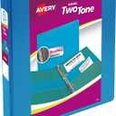 Avery Two-Tone Durable View Binder Blue and Purple(Pack of 2)