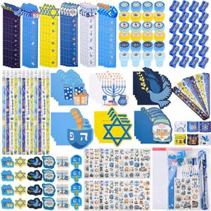 216Pcs Hanukkah Pencils Party Favors Supplies Hanukkah Gift wood Pencils Bulk Chanukah Themed Goodie Bag Stuffers Classroom Rewards